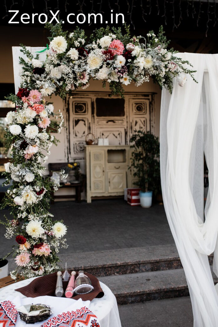 wedding arch flowers